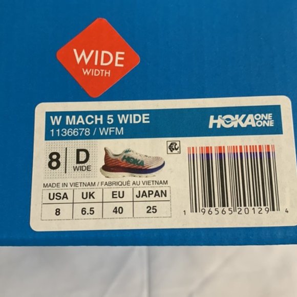 HOKA Women's Mach 5 Everyday Training Shoe in White Size US 8 NWT $140 - Picture 11 of 13